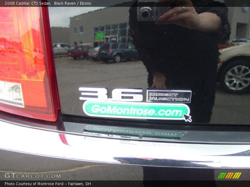 Black Raven / Ebony 2008 Cadillac CTS Sedan