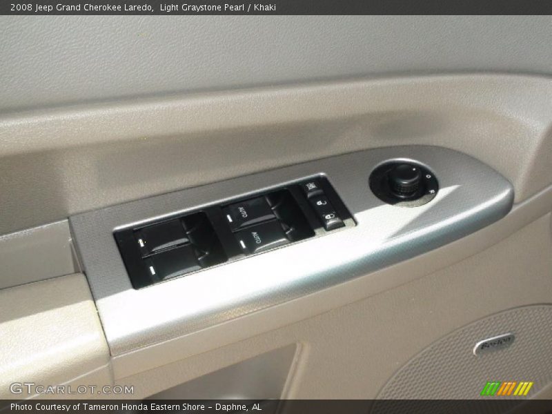 Light Graystone Pearl / Khaki 2008 Jeep Grand Cherokee Laredo