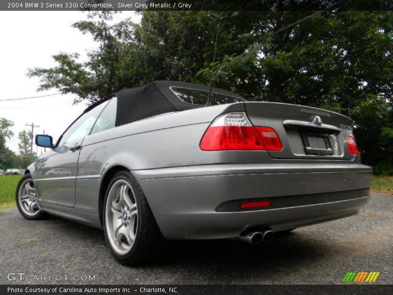Silver Grey Metallic / Grey 2004 BMW 3 Series 330i Convertible