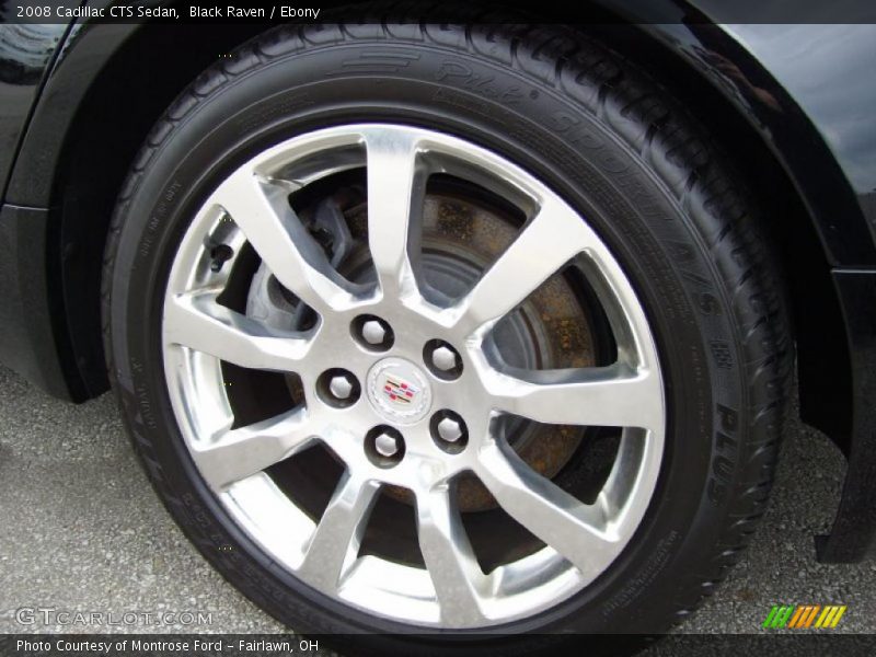 Black Raven / Ebony 2008 Cadillac CTS Sedan