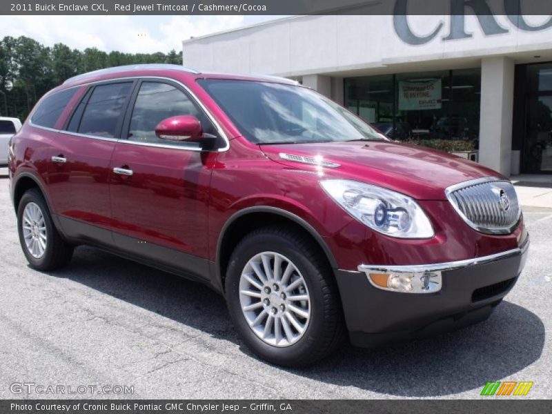 Red Jewel Tintcoat / Cashmere/Cocoa 2011 Buick Enclave CXL