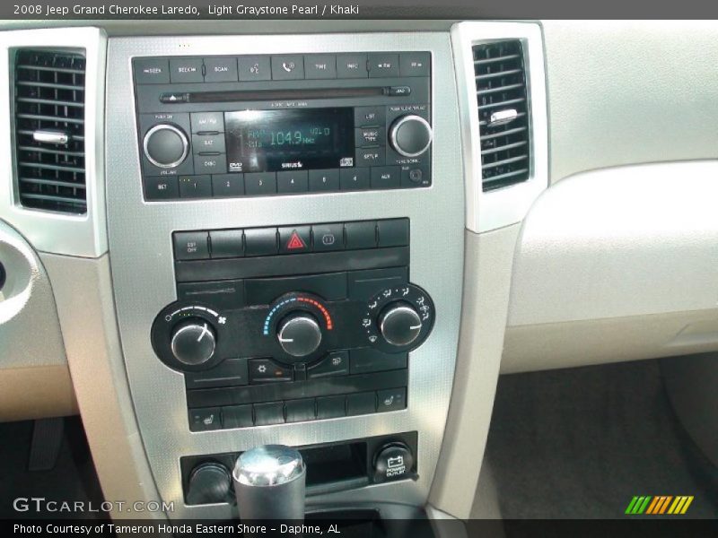 Light Graystone Pearl / Khaki 2008 Jeep Grand Cherokee Laredo