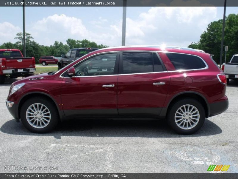 Red Jewel Tintcoat / Cashmere/Cocoa 2011 Buick Enclave CXL