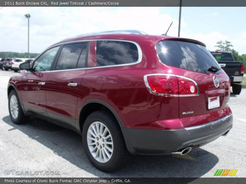 Red Jewel Tintcoat / Cashmere/Cocoa 2011 Buick Enclave CXL
