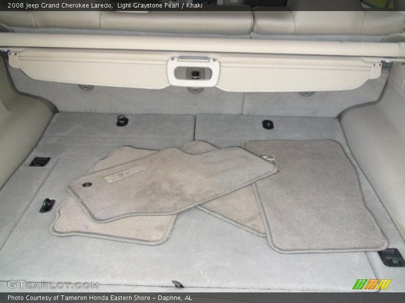 Light Graystone Pearl / Khaki 2008 Jeep Grand Cherokee Laredo