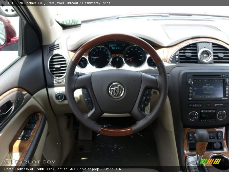 Red Jewel Tintcoat / Cashmere/Cocoa 2011 Buick Enclave CXL