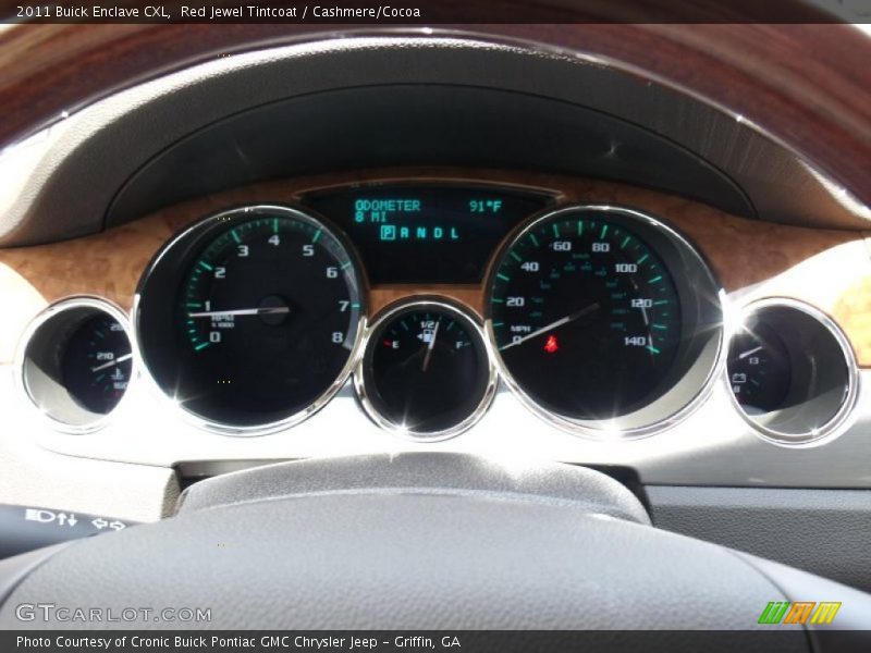 Red Jewel Tintcoat / Cashmere/Cocoa 2011 Buick Enclave CXL