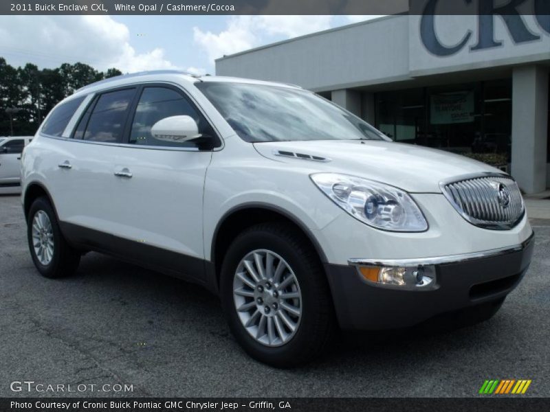 White Opal / Cashmere/Cocoa 2011 Buick Enclave CXL