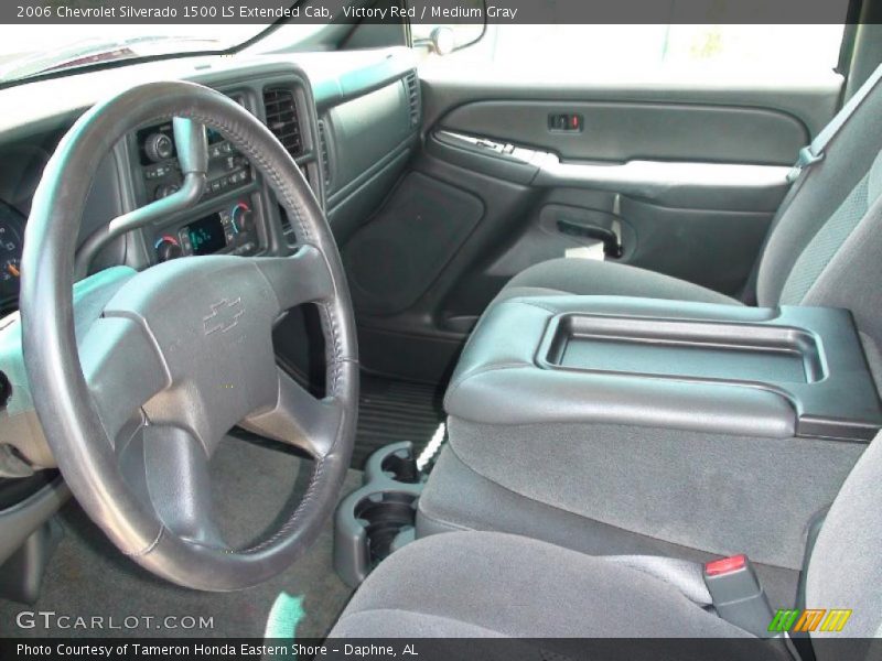 Victory Red / Medium Gray 2006 Chevrolet Silverado 1500 LS Extended Cab