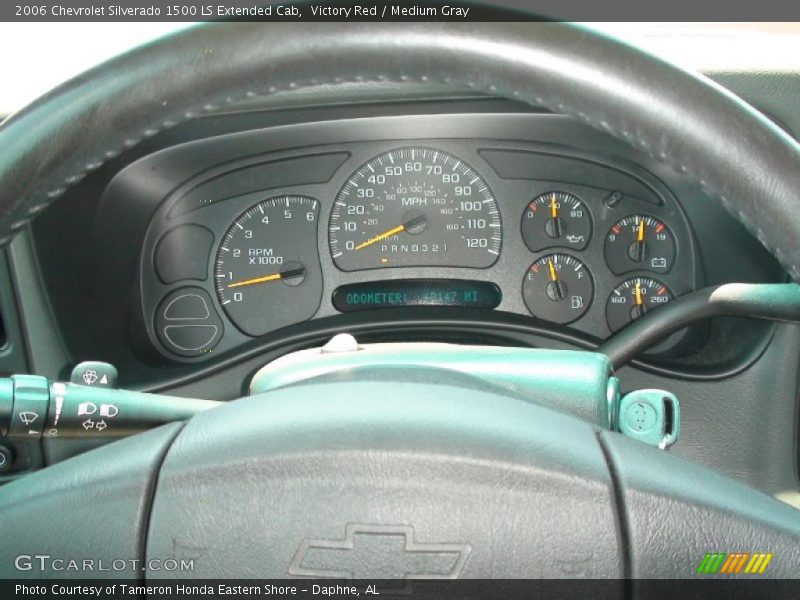 Victory Red / Medium Gray 2006 Chevrolet Silverado 1500 LS Extended Cab