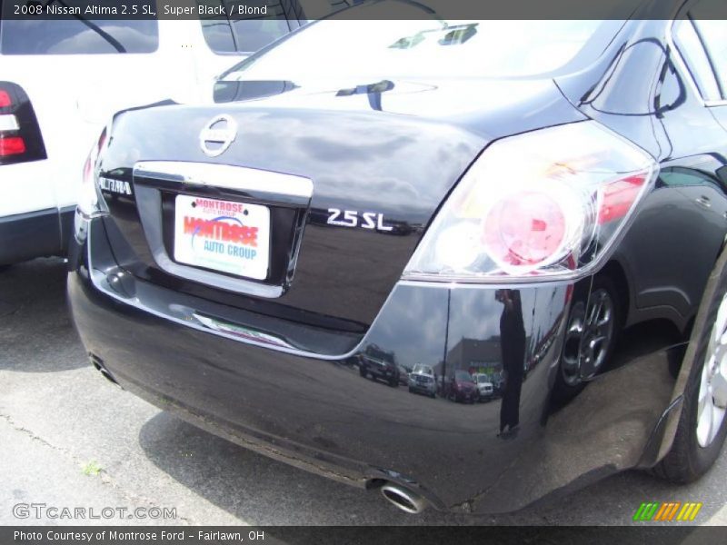 Super Black / Blond 2008 Nissan Altima 2.5 SL
