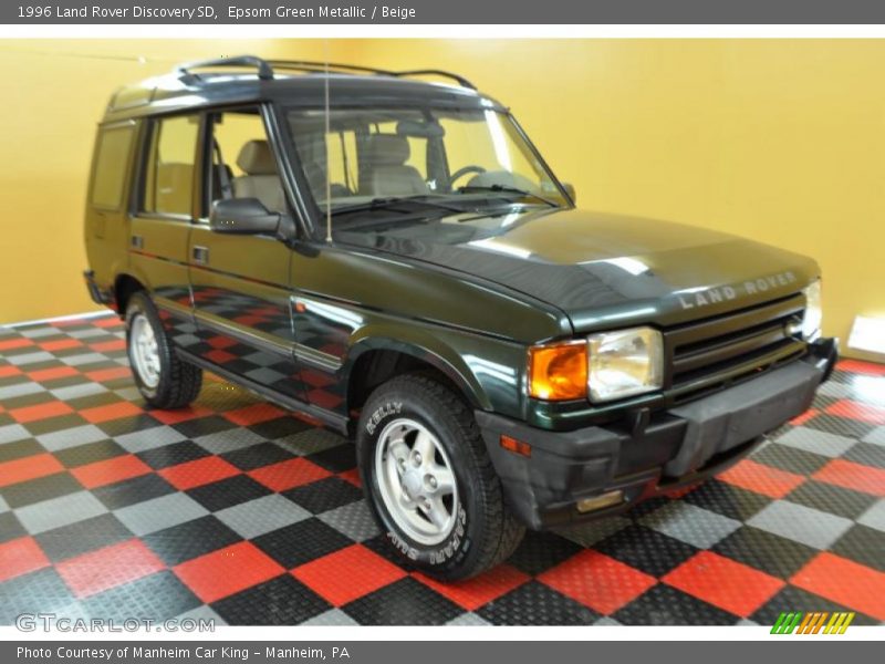 Epsom Green Metallic / Beige 1996 Land Rover Discovery SD