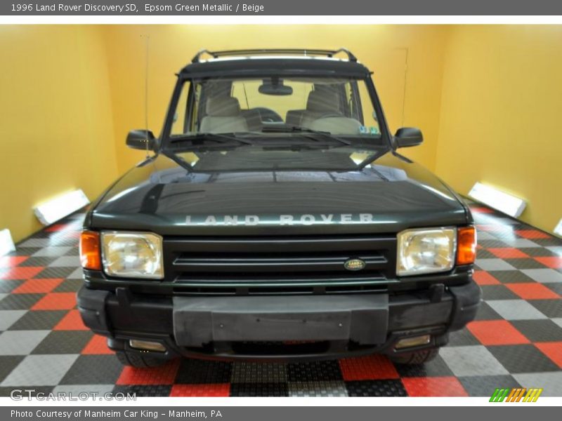 Epsom Green Metallic / Beige 1996 Land Rover Discovery SD