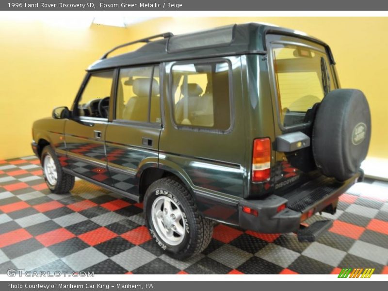 Epsom Green Metallic / Beige 1996 Land Rover Discovery SD