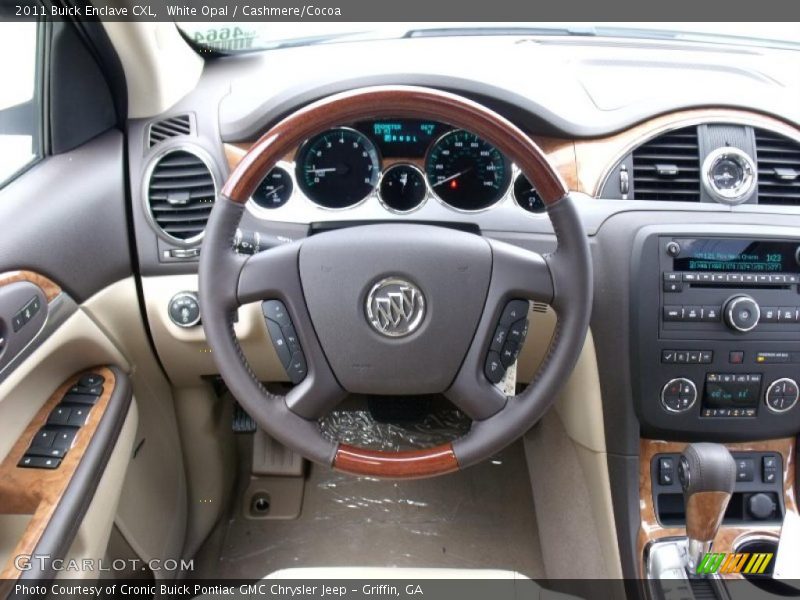 White Opal / Cashmere/Cocoa 2011 Buick Enclave CXL