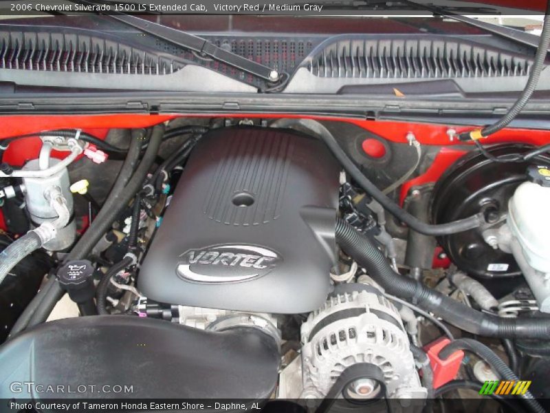 Victory Red / Medium Gray 2006 Chevrolet Silverado 1500 LS Extended Cab