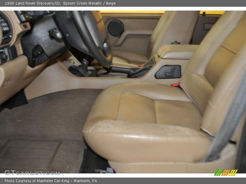 Epsom Green Metallic / Beige 1996 Land Rover Discovery SD