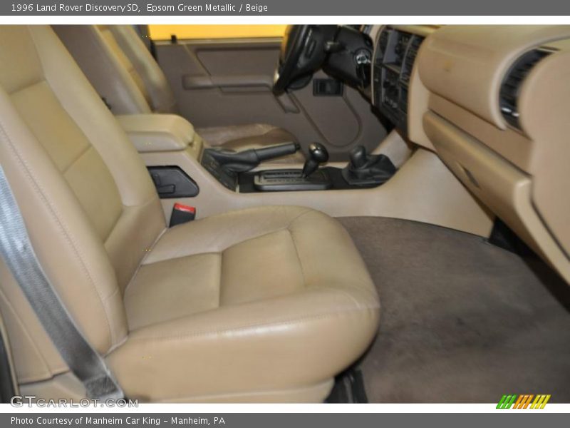 Epsom Green Metallic / Beige 1996 Land Rover Discovery SD