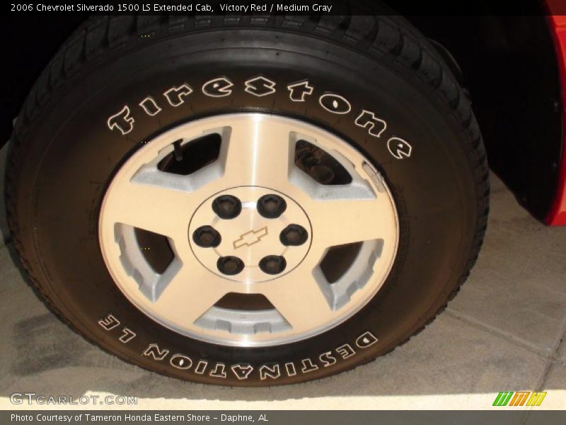 Victory Red / Medium Gray 2006 Chevrolet Silverado 1500 LS Extended Cab
