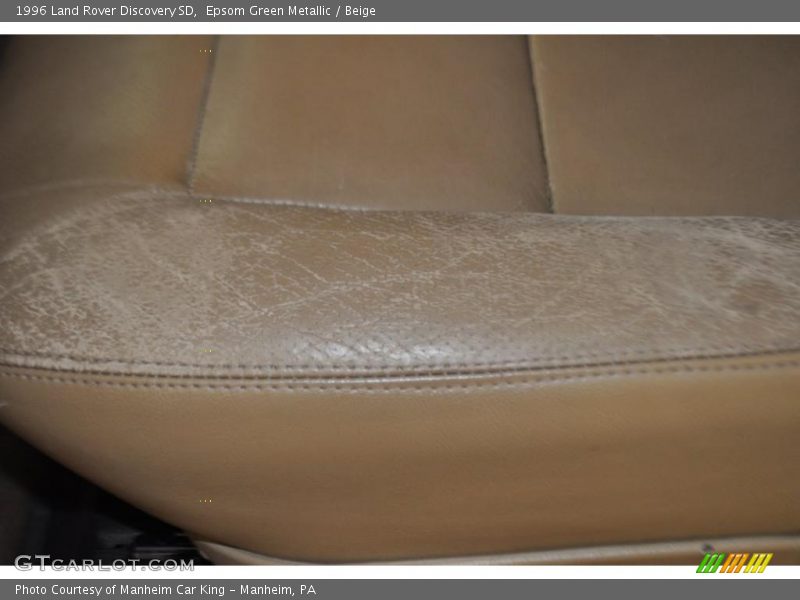 Epsom Green Metallic / Beige 1996 Land Rover Discovery SD