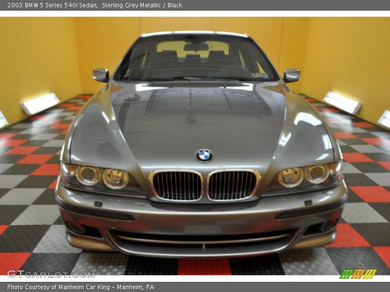 Sterling Grey Metallic / Black 2003 BMW 5 Series 540i Sedan