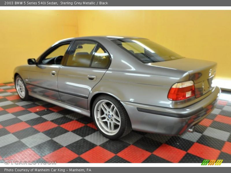 Sterling Grey Metallic / Black 2003 BMW 5 Series 540i Sedan