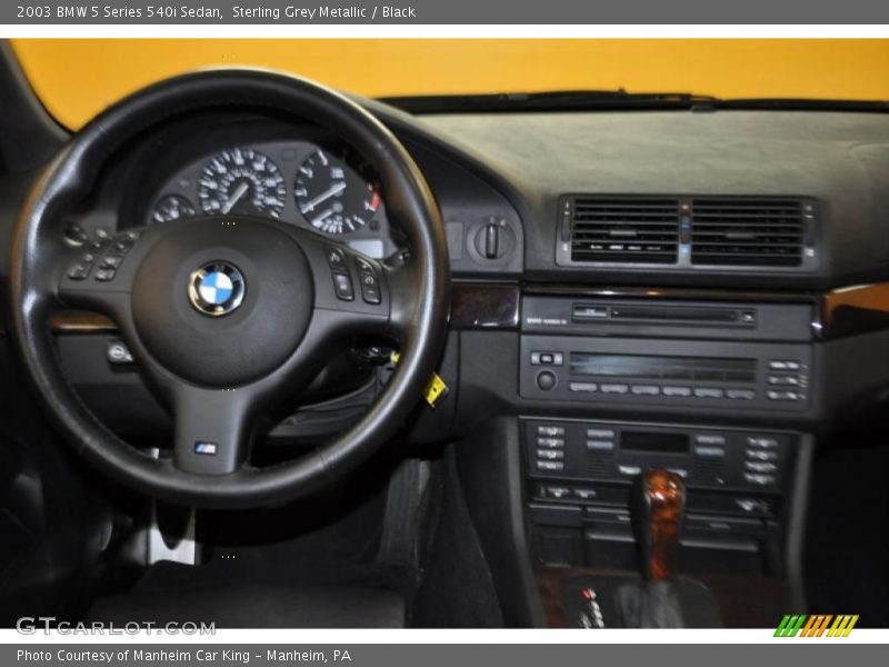 Sterling Grey Metallic / Black 2003 BMW 5 Series 540i Sedan