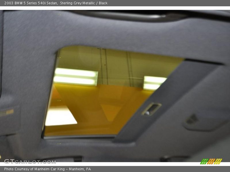 Sterling Grey Metallic / Black 2003 BMW 5 Series 540i Sedan