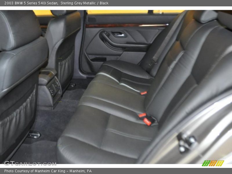 Sterling Grey Metallic / Black 2003 BMW 5 Series 540i Sedan