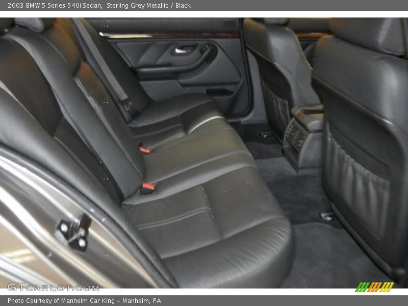 Sterling Grey Metallic / Black 2003 BMW 5 Series 540i Sedan