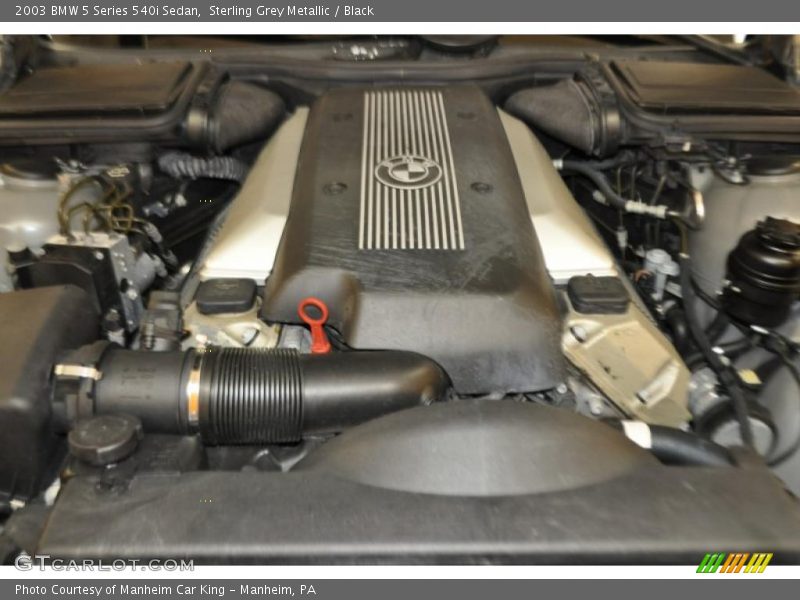 Sterling Grey Metallic / Black 2003 BMW 5 Series 540i Sedan