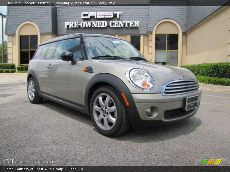 Sparkling Silver Metallic / Black/Grey 2009 Mini Cooper Clubman