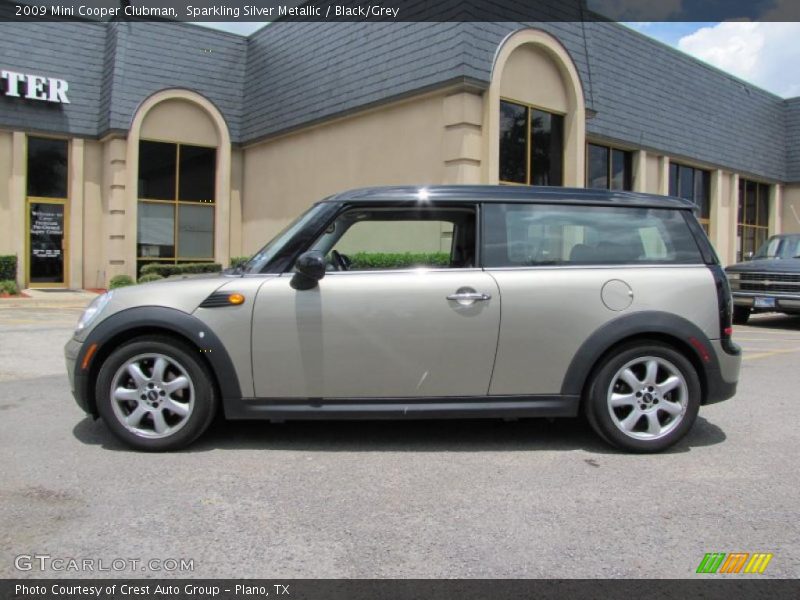 Sparkling Silver Metallic / Black/Grey 2009 Mini Cooper Clubman