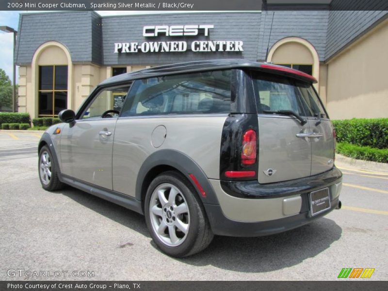Sparkling Silver Metallic / Black/Grey 2009 Mini Cooper Clubman