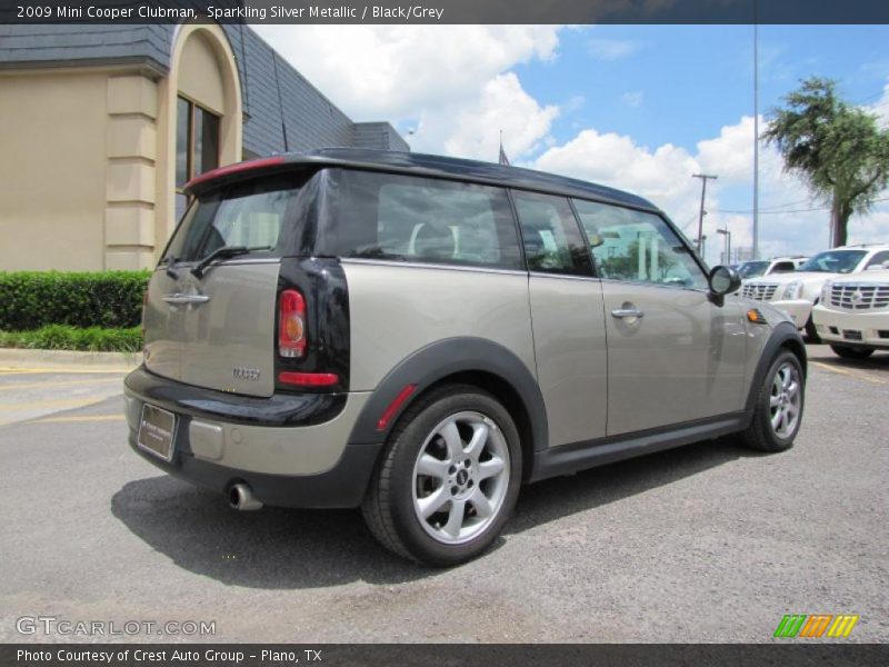 Sparkling Silver Metallic / Black/Grey 2009 Mini Cooper Clubman