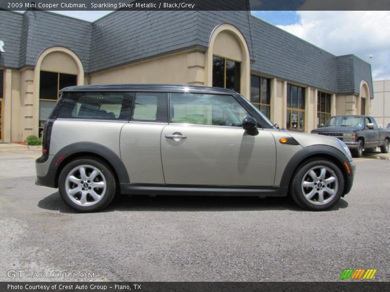 Sparkling Silver Metallic / Black/Grey 2009 Mini Cooper Clubman