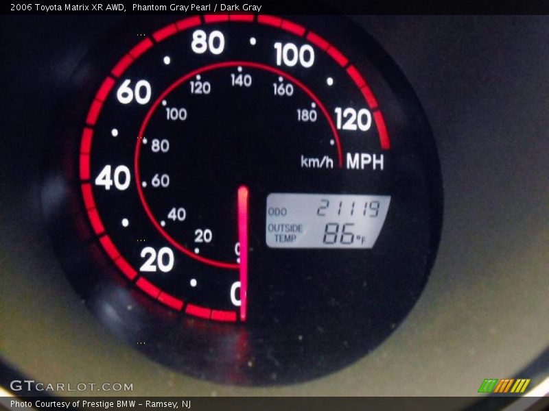 Phantom Gray Pearl / Dark Gray 2006 Toyota Matrix XR AWD