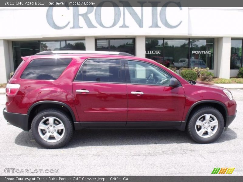 Red Jewel Tintcoat / Ebony 2011 GMC Acadia SLE