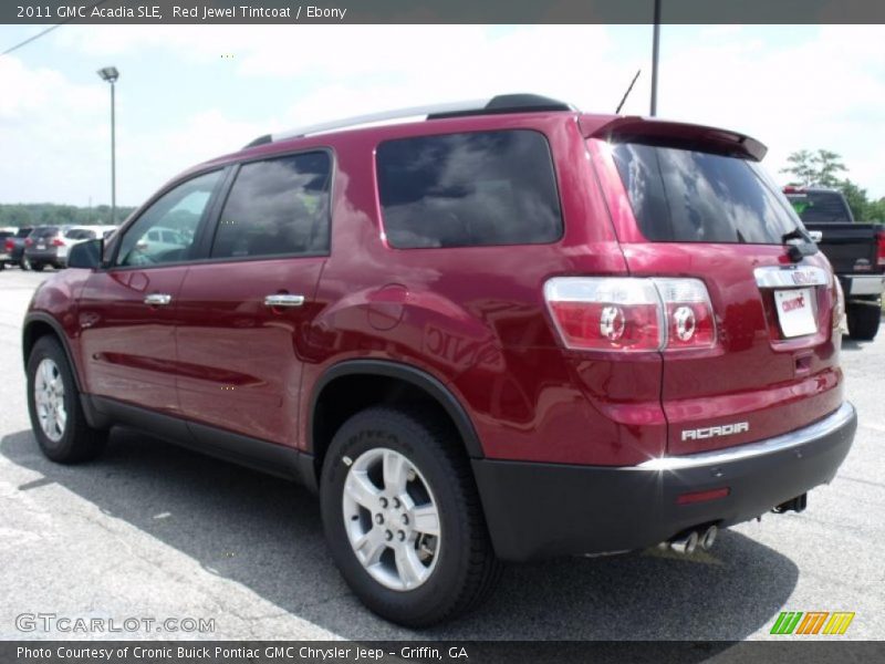 Red Jewel Tintcoat / Ebony 2011 GMC Acadia SLE