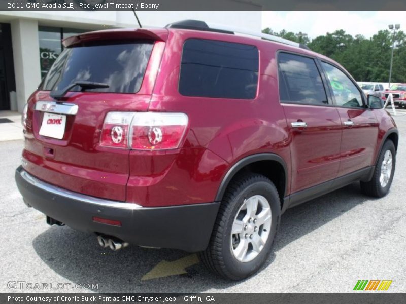Red Jewel Tintcoat / Ebony 2011 GMC Acadia SLE