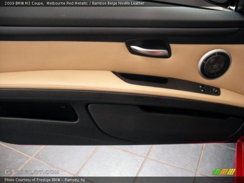 Melbourne Red Metallic / Bamboo Beige Novillo Leather 2009 BMW M3 Coupe