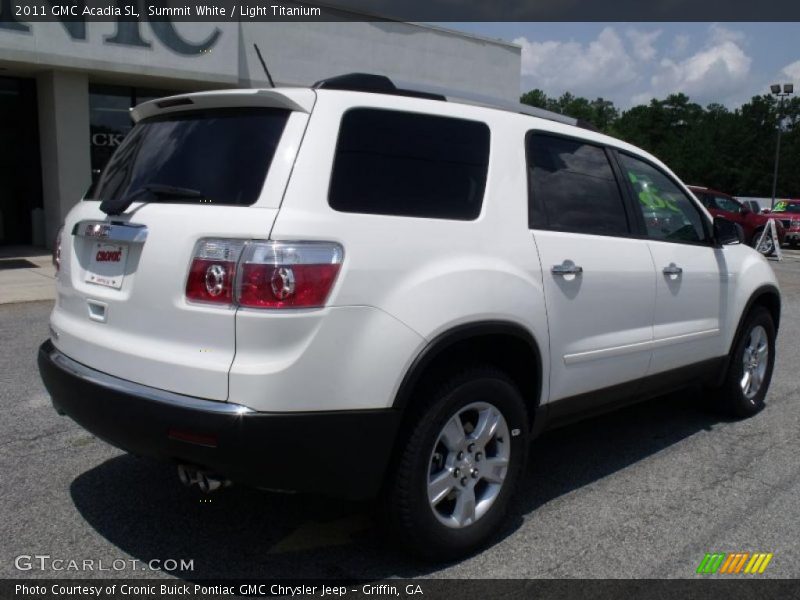 Summit White / Light Titanium 2011 GMC Acadia SL