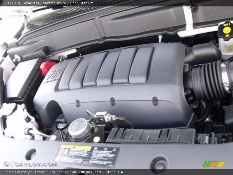 Summit White / Light Titanium 2011 GMC Acadia SL