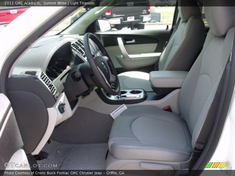 Summit White / Light Titanium 2011 GMC Acadia SL
