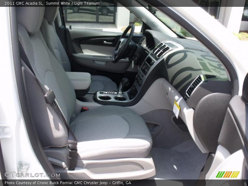Summit White / Light Titanium 2011 GMC Acadia SL