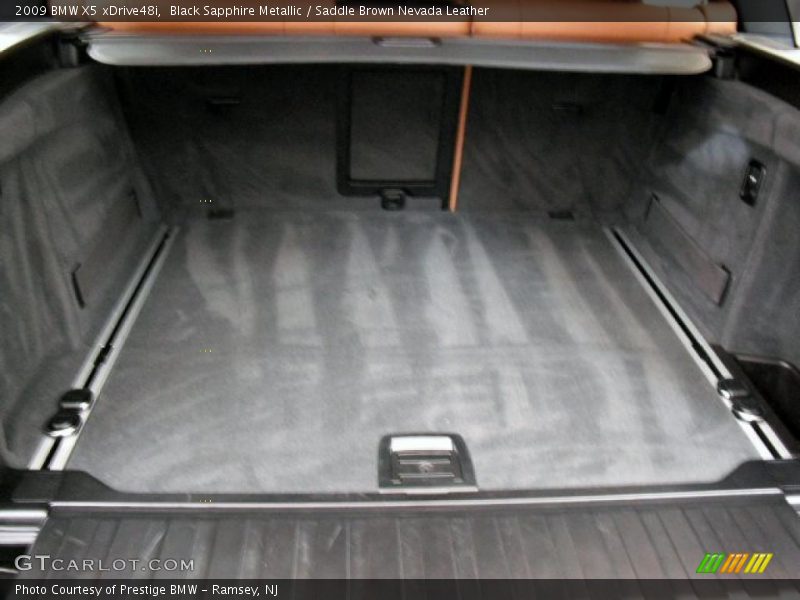 Black Sapphire Metallic / Saddle Brown Nevada Leather 2009 BMW X5 xDrive48i