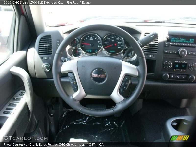 Fire Red / Ebony 2010 GMC Sierra 1500 SLE Extended Cab