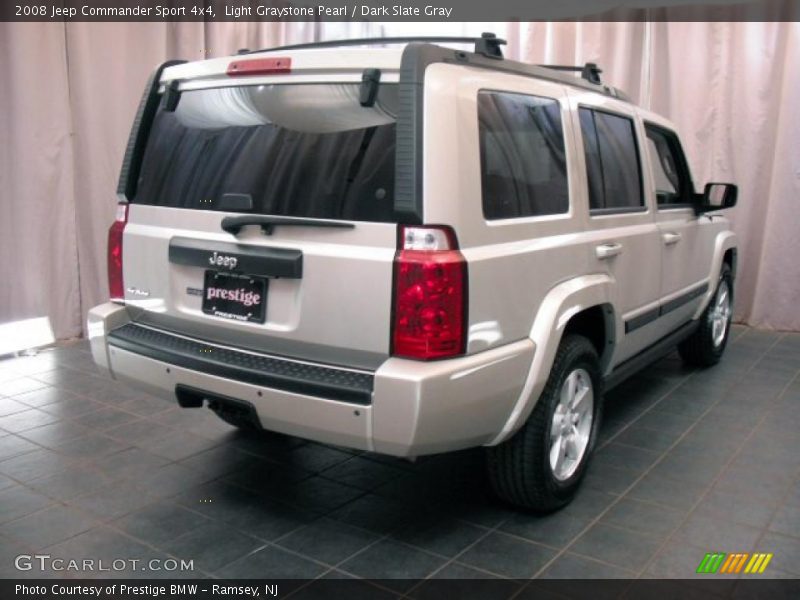 Light Graystone Pearl / Dark Slate Gray 2008 Jeep Commander Sport 4x4
