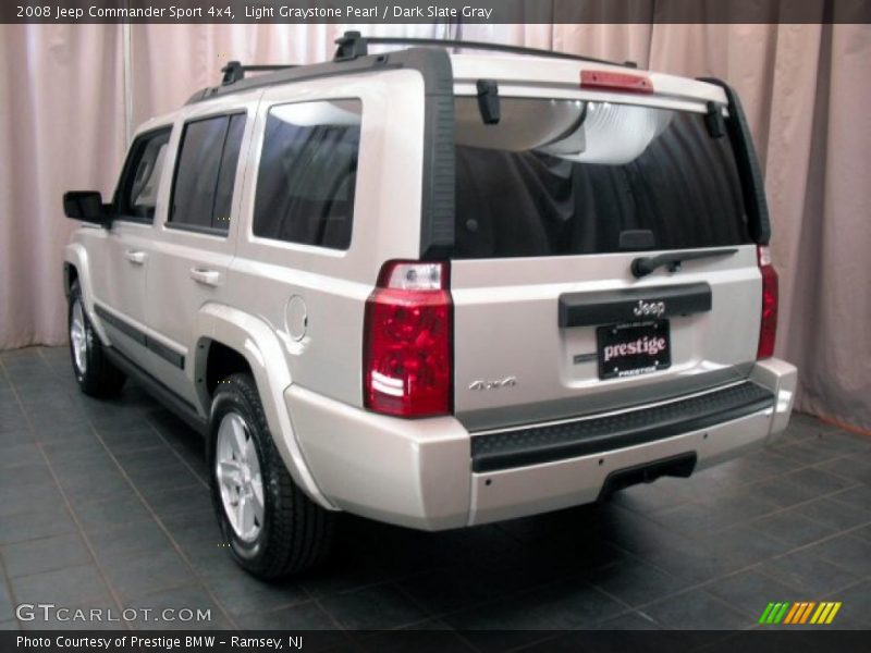 Light Graystone Pearl / Dark Slate Gray 2008 Jeep Commander Sport 4x4