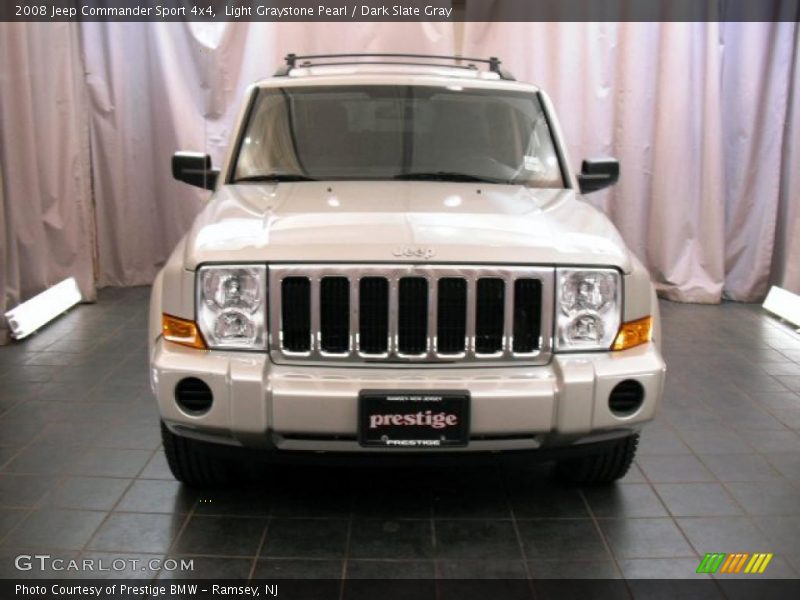 Light Graystone Pearl / Dark Slate Gray 2008 Jeep Commander Sport 4x4